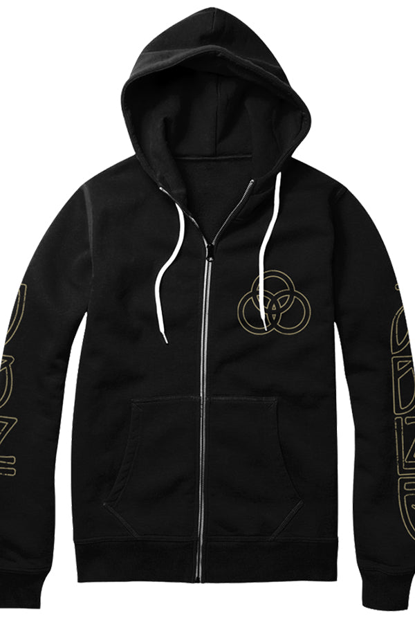 Vintage JBLZE Zip Up Hoodie (Black)