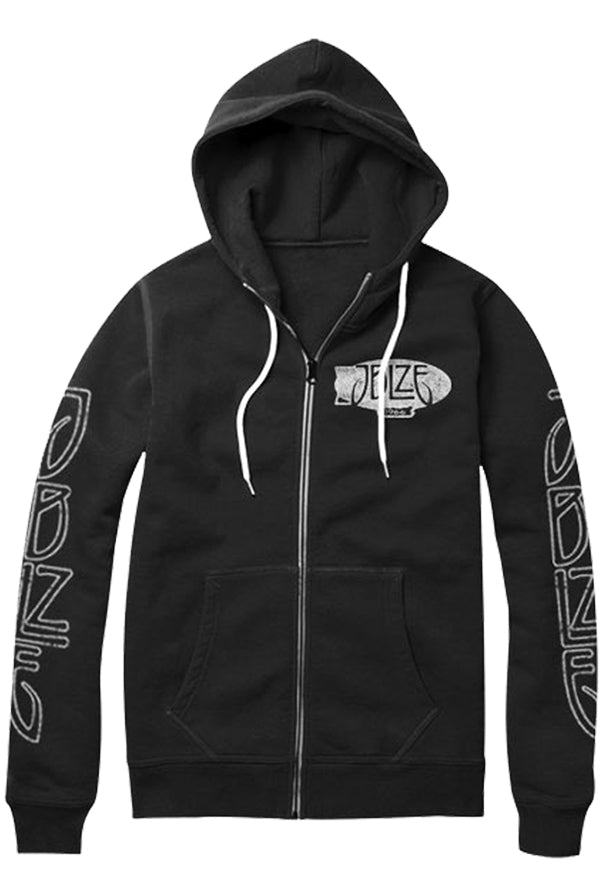 Vintage Blimp Zip Hoodie (Black)