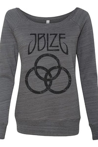 Logo Stack Ladies Sweatshirt (Grey Marble)